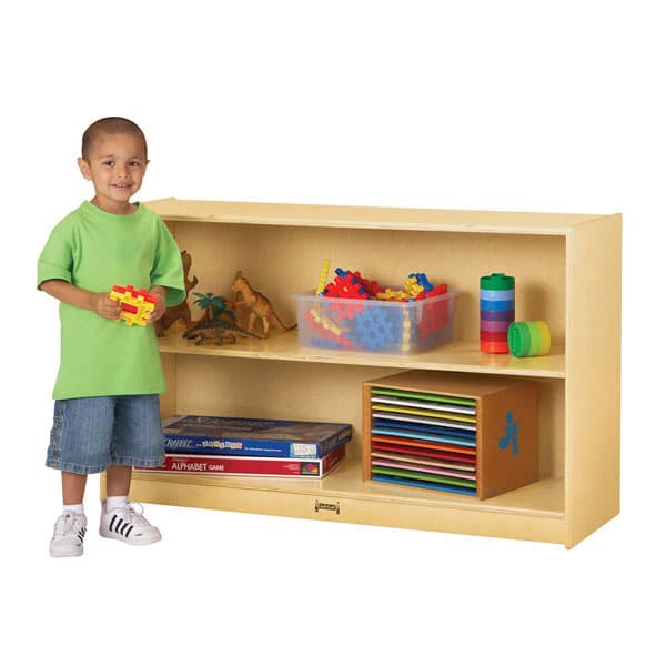 Jonti-Craft® Low Mobile Toy Storage Bookshelf