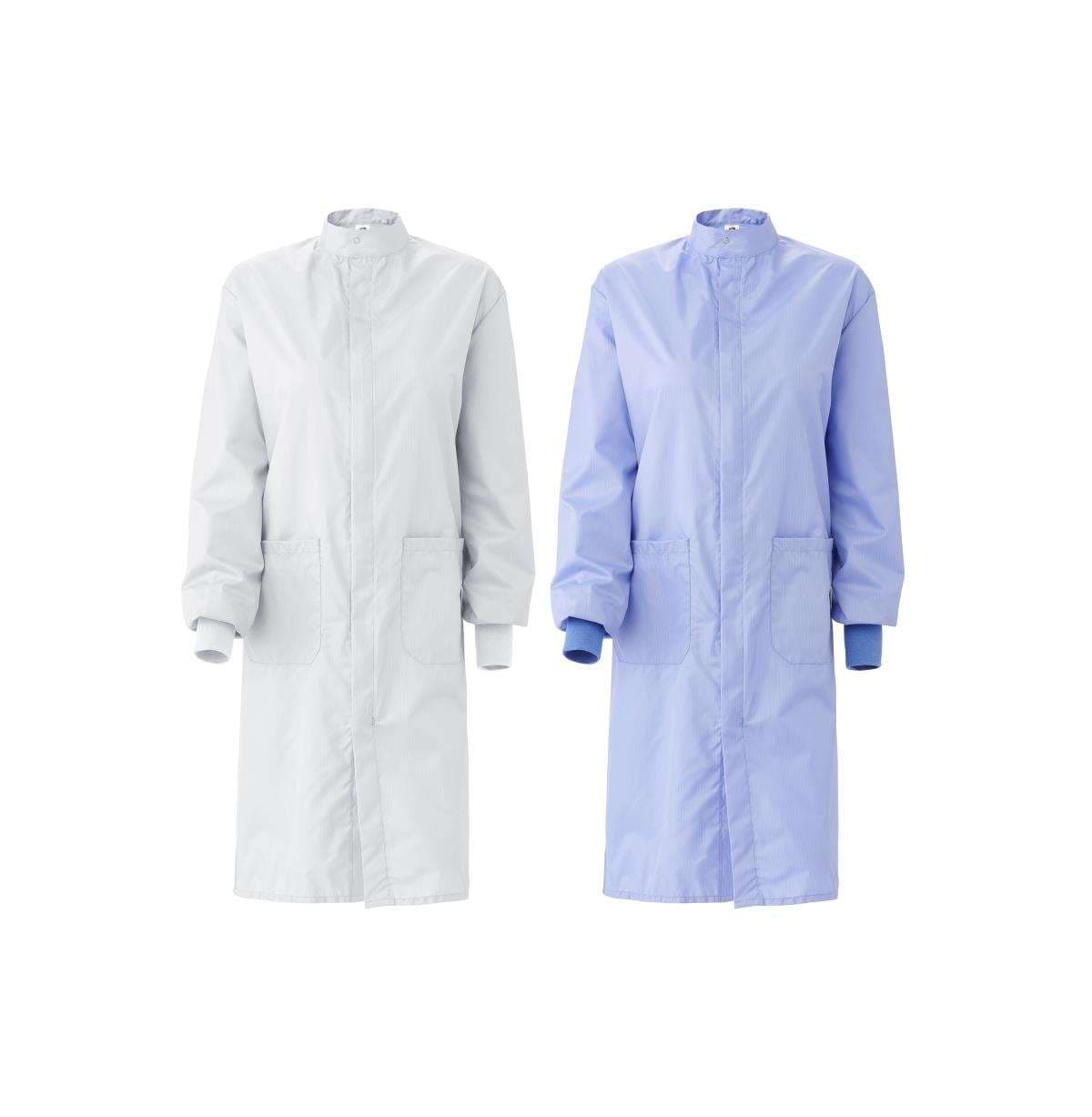 Medline Fluid-Resistant Unisex Antistatic Barrier Lab Coats - Image 2