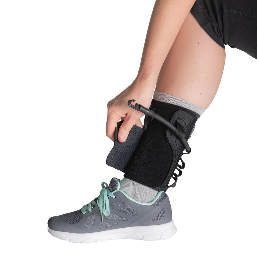 Core Foot Flexor Ankle Foot Orthosis Foot Drop Brace, Black - Image 6