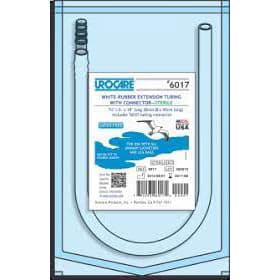 Urocare White Rubber Extension Tubing with Connector