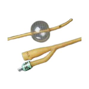 Bardex Lubricath Carson 2-Way Specialty Foley Catheter, Olive Coude Tip - Image 1