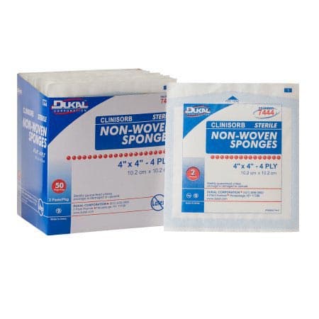Dukal Clinisorb 4-Ply Square Nonwoven Sponge - Image 3