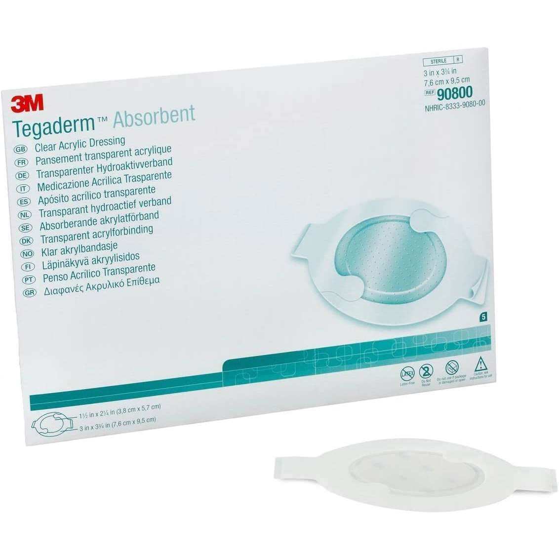 3M Tegaderm Clear Absorbent Acrylic Dressing - Image 4