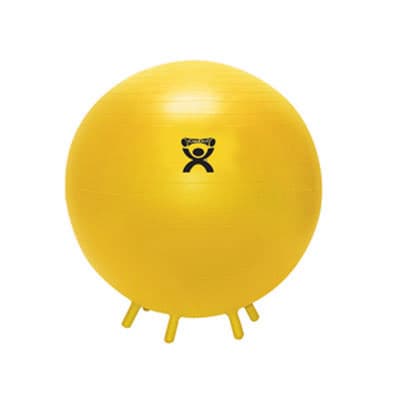 CanDo Inflatable Exercise Ball With Stability Feet