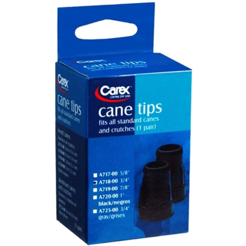 Carex Skid-resistant Replacement Cane Tips