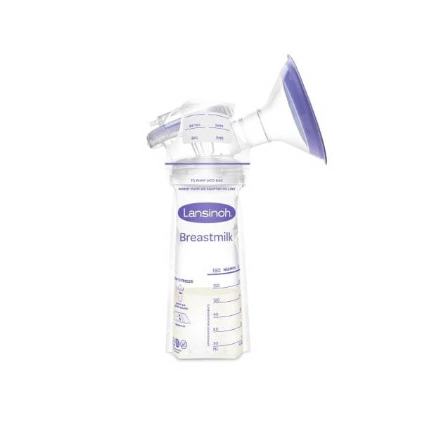 Lansinoh Breast Milk Storage Bag, Plastic