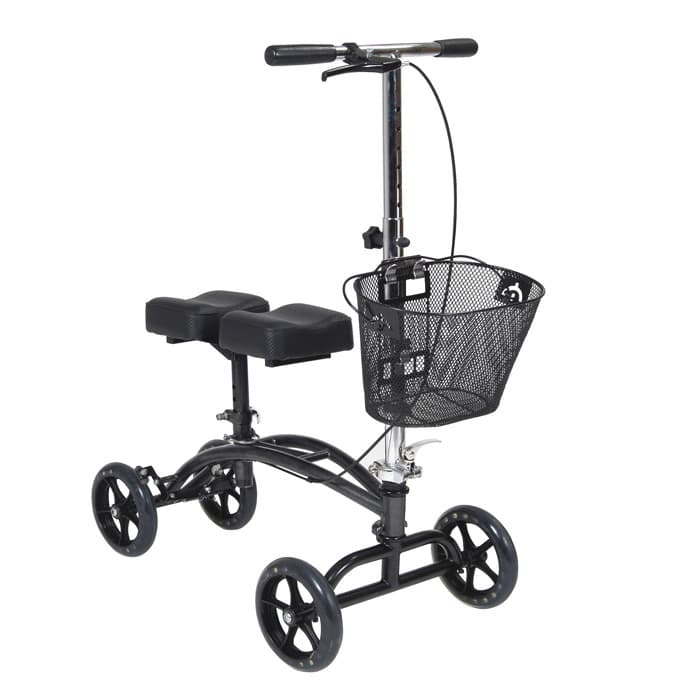 Drive steerable knee walker