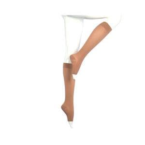 Mediven Comfort Calf High Compression Stocking, Open Toe, Size 2, Natural - Pair of 2 - Image 1