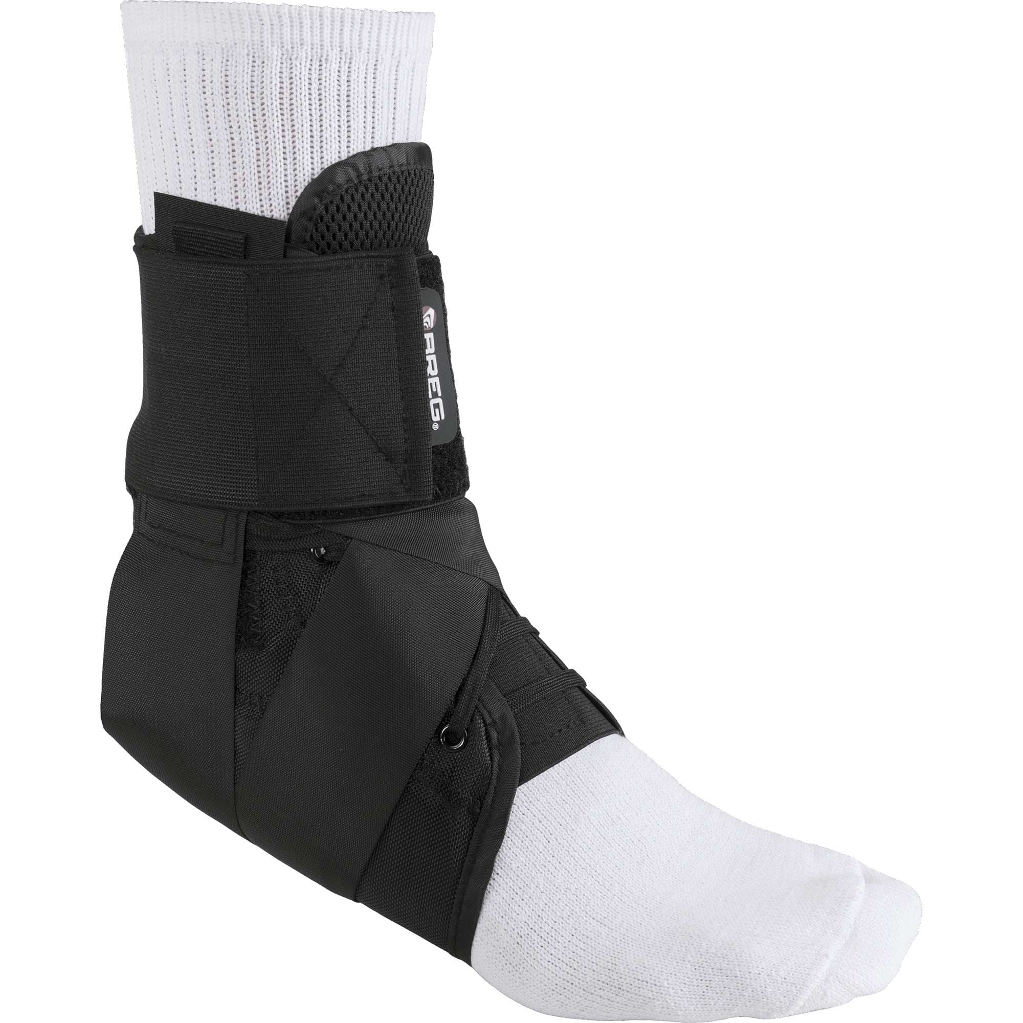 Bregs Wraptor Ankle Stabilizer With Speed Lacers, Black - Image 1