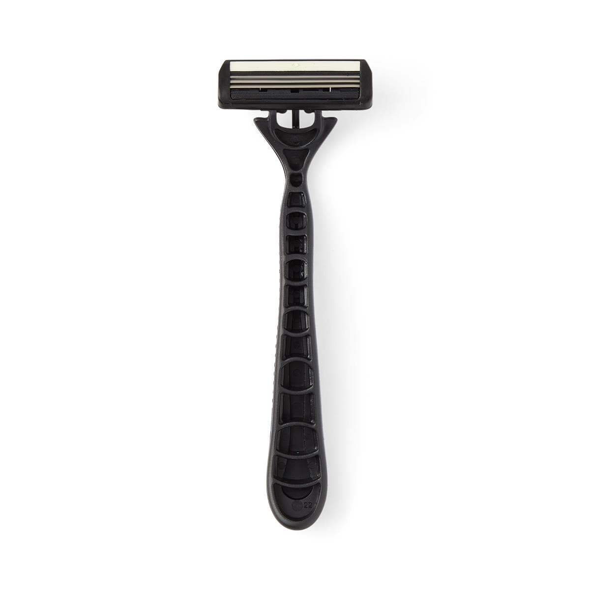 Medline Triple Blade Facial Razors with Lubrication Strip - Image 1