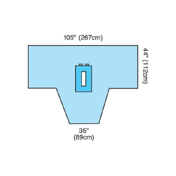 Cardinal Health Surgical Drape Pack Peri-Gyn Pack - Case of 5 - Image 1