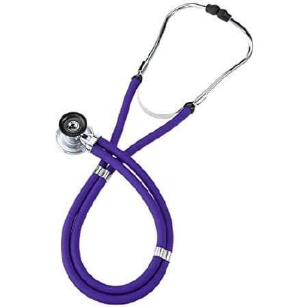 McKesson Double Lumen Sprague Stethoscope, Lavender, 22 Inch Tube
