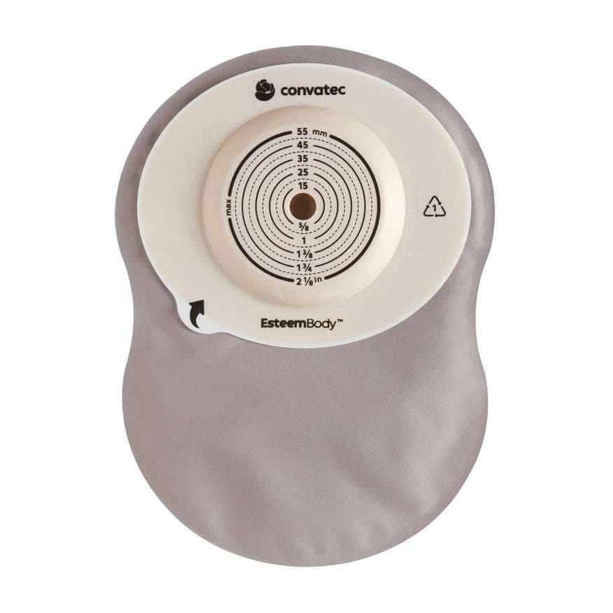 Esteem Body Soft Convex One-Piece Closed-end Pouch with window