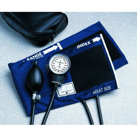 Basic Nylon Cuff Aneroid Sphygmomanometer, Large Adult - Image 1
