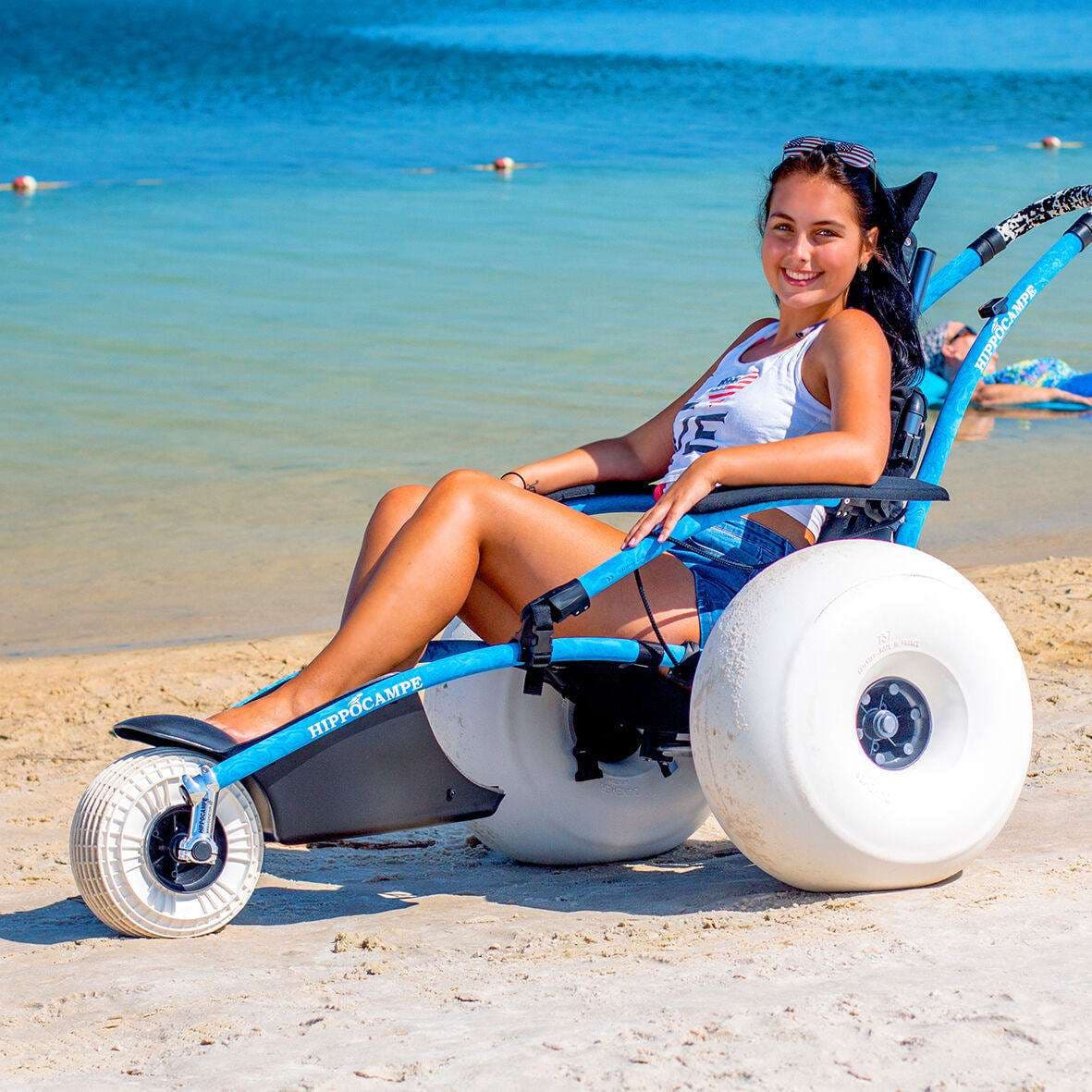 Vipamat Hippocampe Beach All-Terrain Wheelchair - Image 4