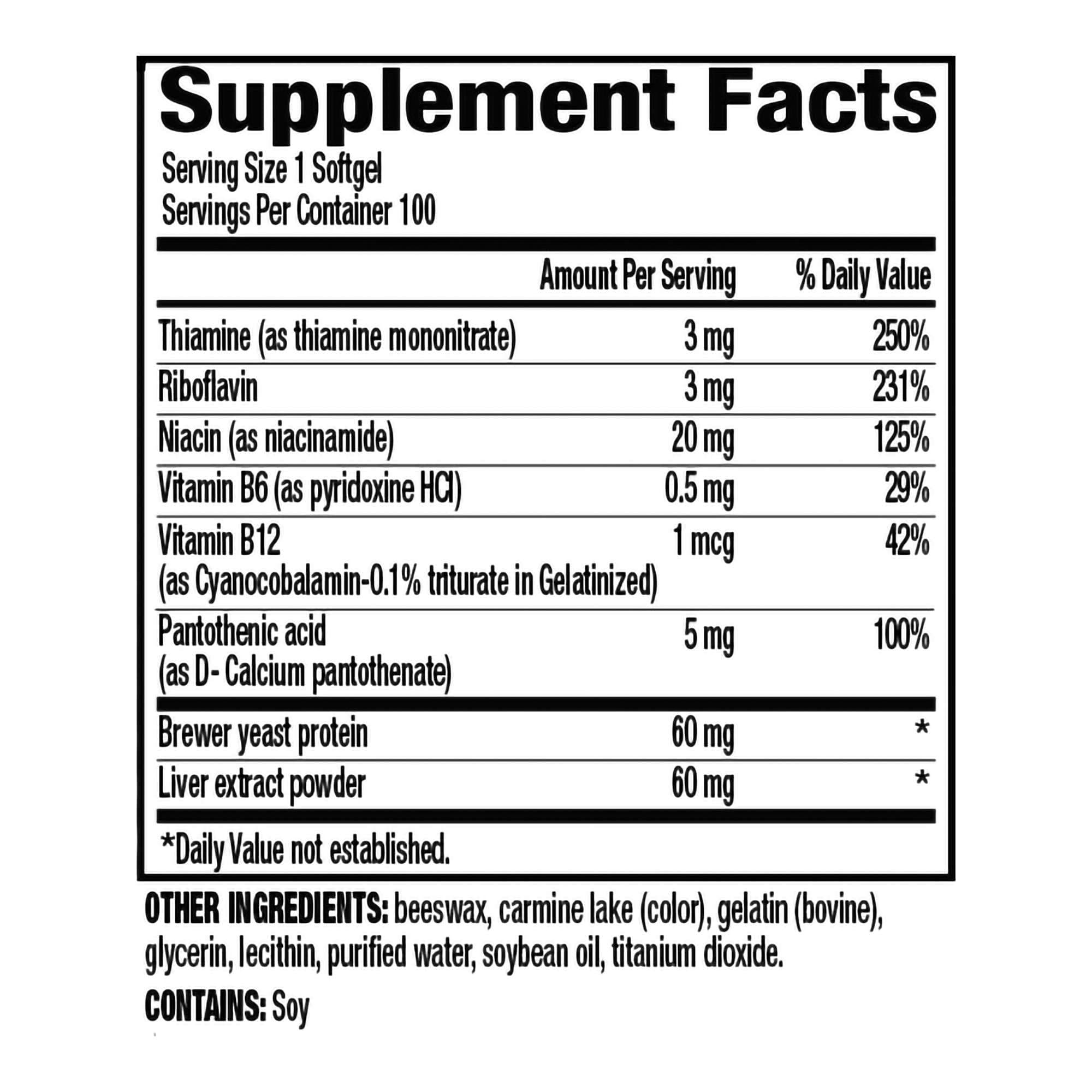Major Pharmaceuticals Vitamin B Supplement Capsule, 1 mcg - Image 3