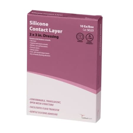 Cardinal Health Silicone Contact Layer Dressing