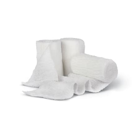 Bulkee Lite Fluff Bandage Roll White 4 Inch x 4-1/10 Yard 3-Ply Roll Shape - Case of 96