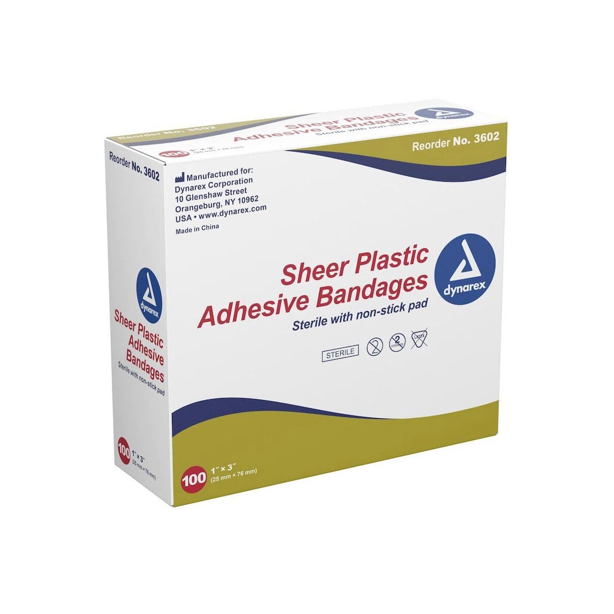 Dynarex Sheer Plastic Adhesive Bandage - Image 2