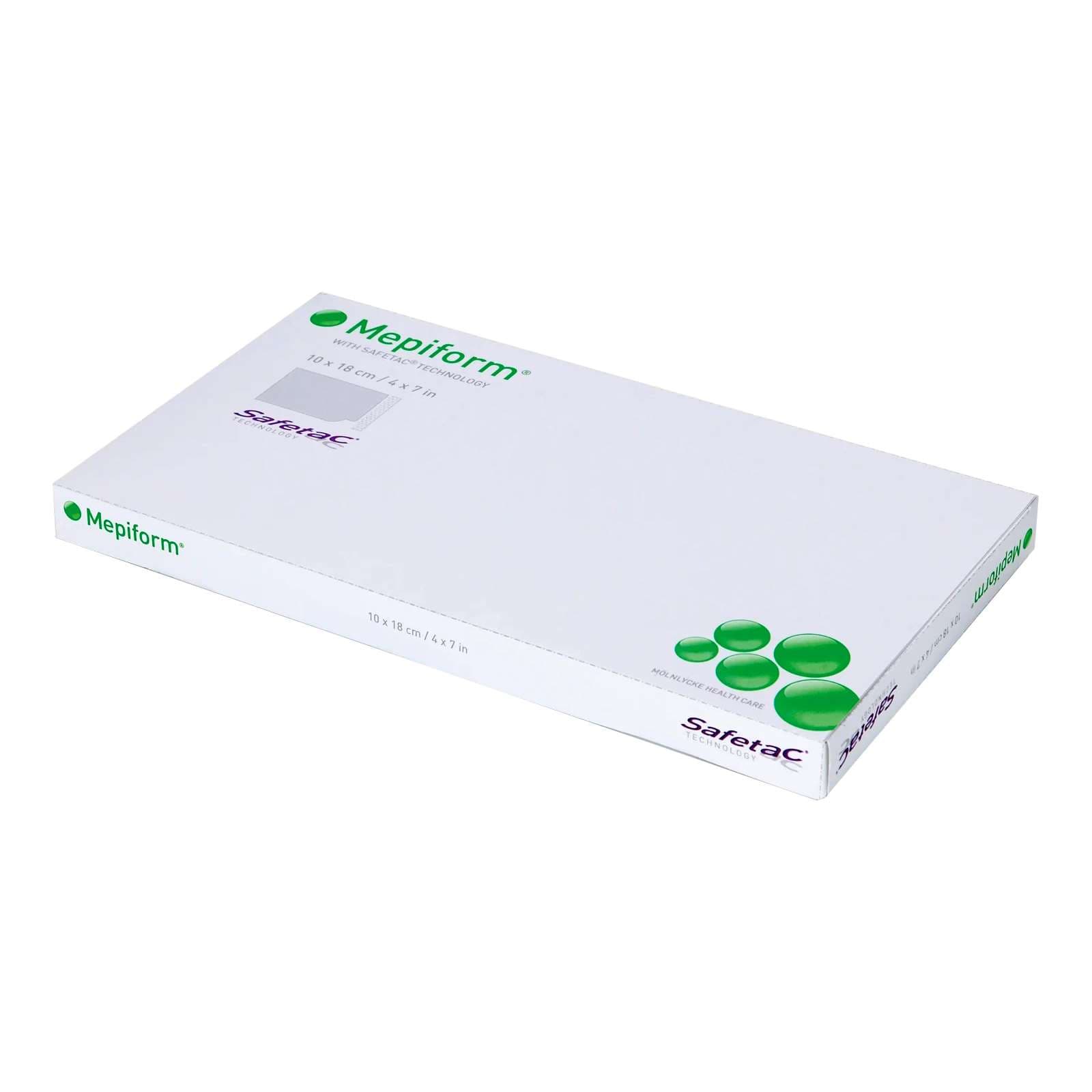 Mepiform Soft Silicone Sheeting, 4 x 7 Inch - Case of 35 - Image 1