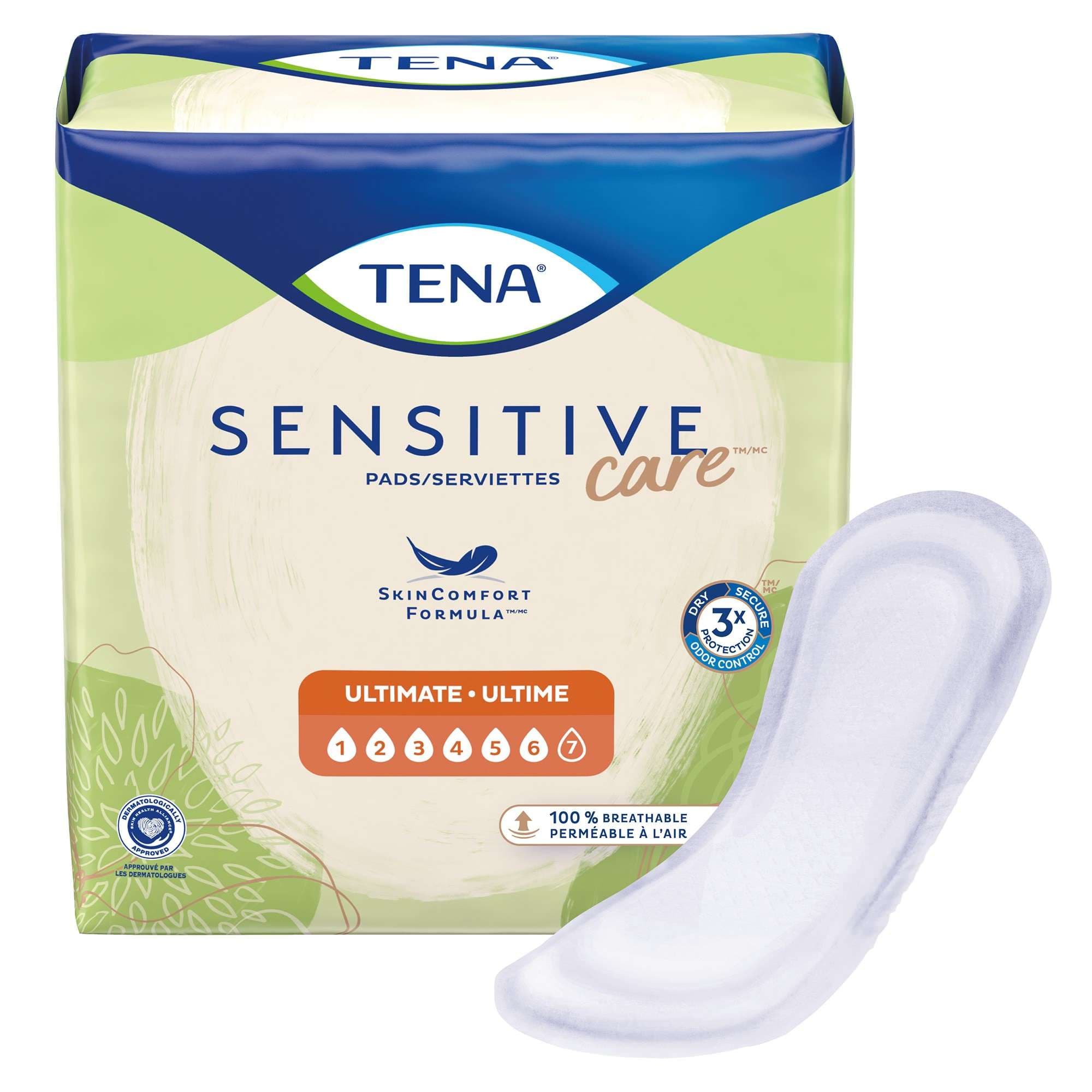 TENA Sensitive Care Ultimate Incontinence Pads - Image 1