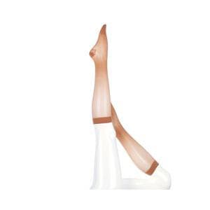 Mediven Sheer and Soft Calf High Compression Stockings, Size 1, Natural - Pair of 2 - Image 1
