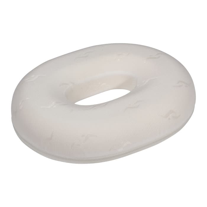 Drive foam ring cushion with removable jacquard cover