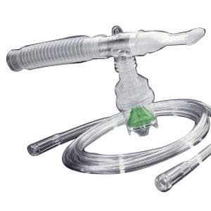 Salter Labs Nebulizer with Anti-drool T Mouthpiece and 6" Reservoir Tube - Case of 50 - Image 1