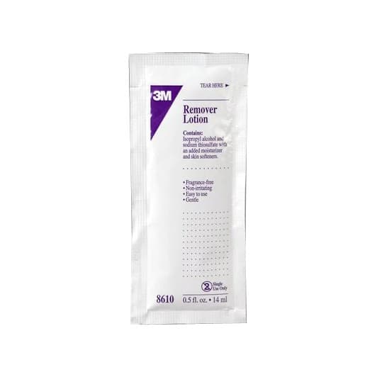 3M DuraPrep Remover Lotion, Individual Packet, 0.5 oz - Box of 20 - Image 1
