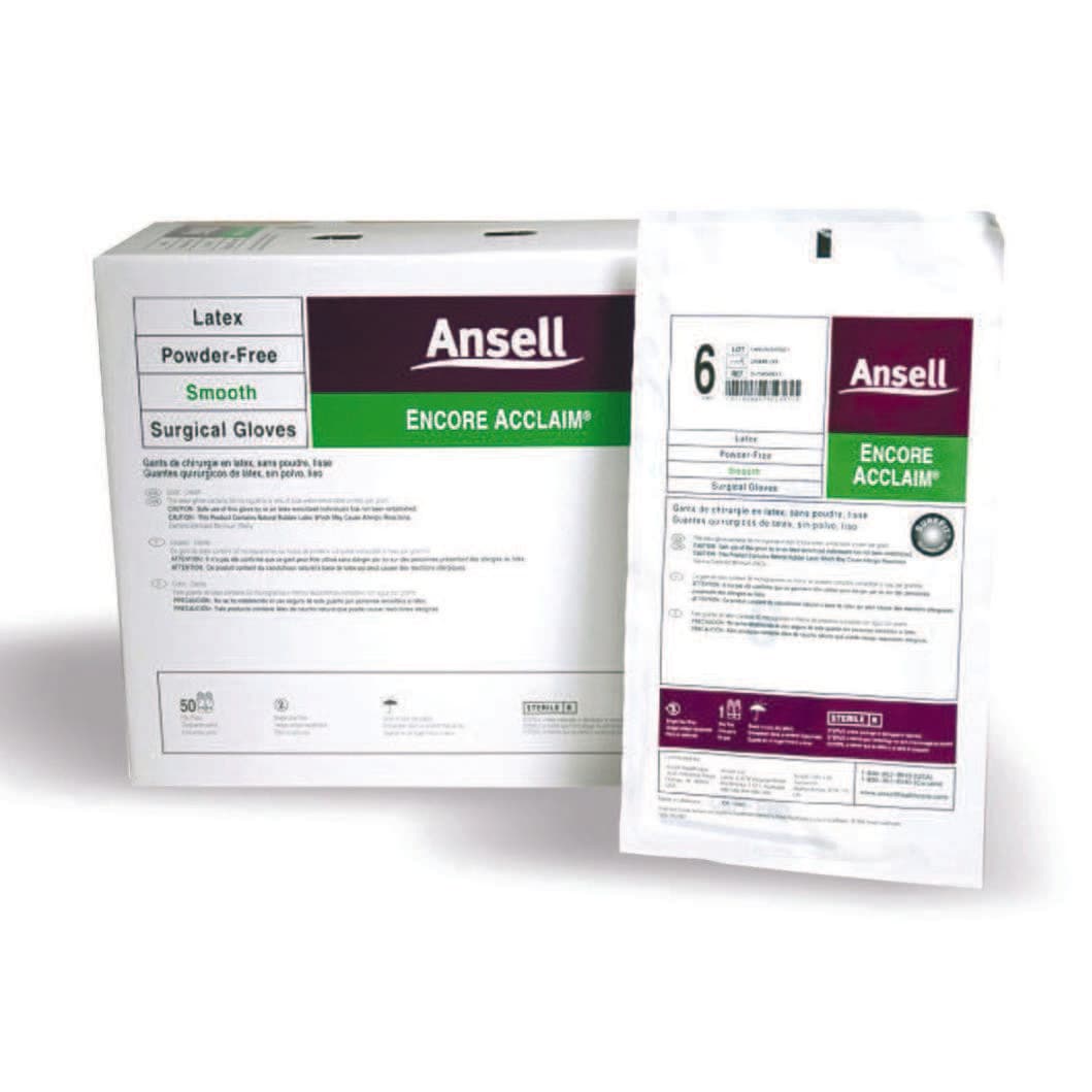 ENCORE Latex Acclaim Surgical Gloves - Image 1