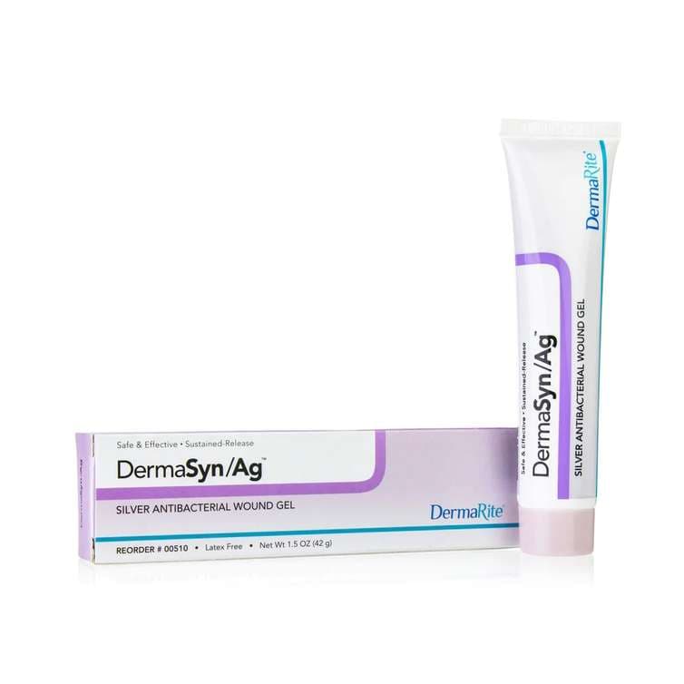 Dermasyn Ag Antibacterial Silver Wound Gel, 1.5 oz - Image 1