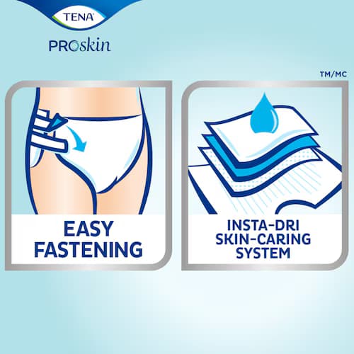 TENA ProSkin Plus Extra Small Incontinence Briefs - Image 5