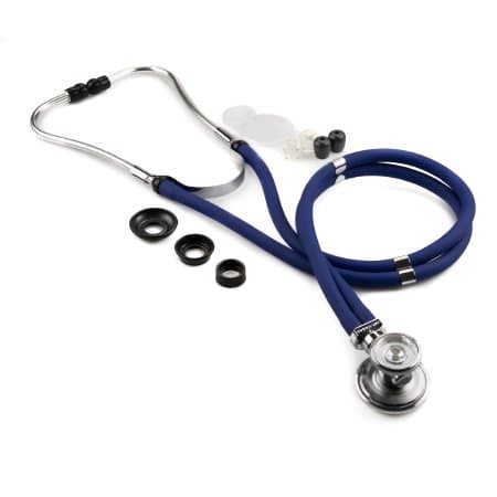 McKesson Double Lumen Sprague Stethoscope, Blue - Image 1