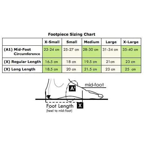 Jobst FarrowWrap Lite Compression Footpiece, Tan 20-30 mmHg - Image 2
