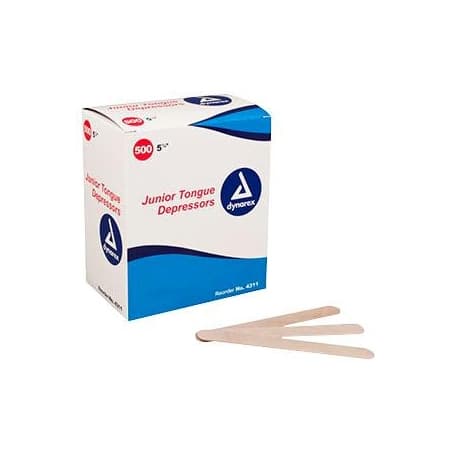 Dynarex Sterile Senior Tongue Depressor, 6 Inch x 3/4 Inch