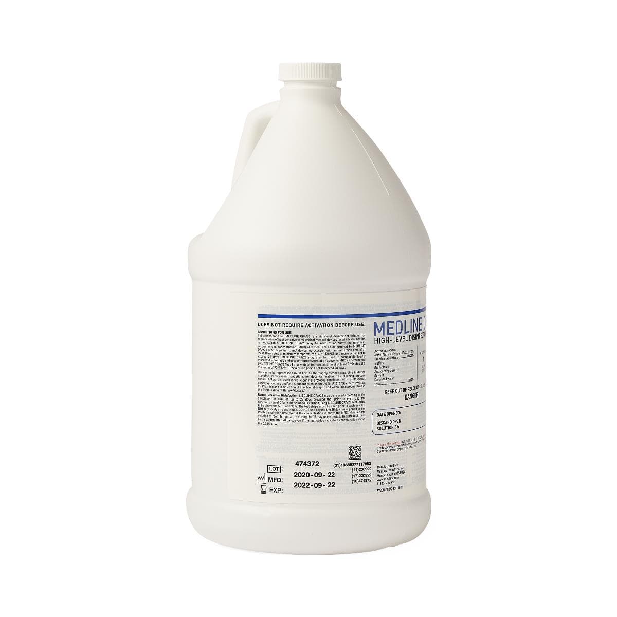 Medline Opa 28-Day Disinfectant, 1 gal. - Image 2