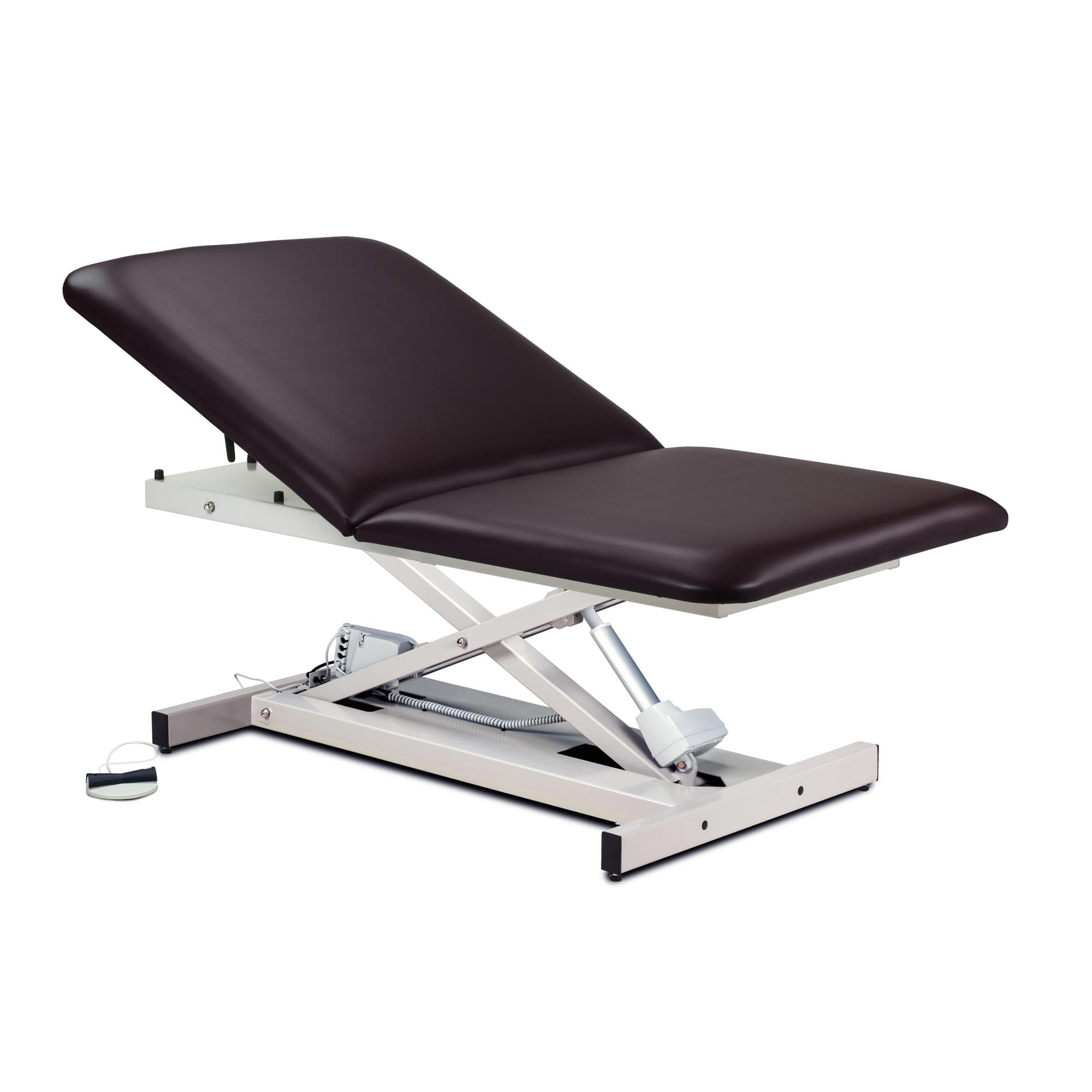 Clinton open base, extra wide, bariatric, power table with adjustable backrest - Image 6
