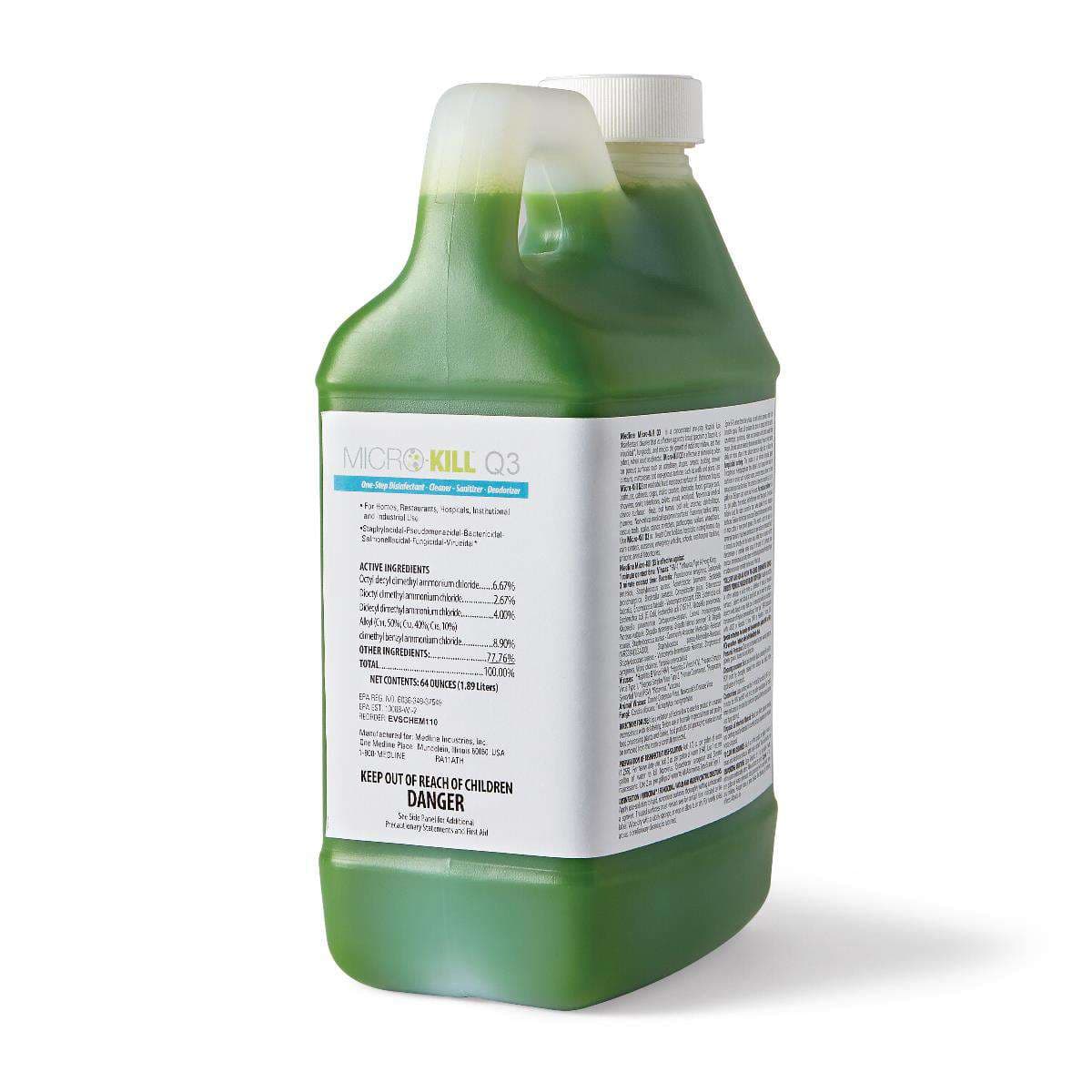 Medline 3 Minute Micro-Kill Q3 Quaternary Disinfectant - Image 1