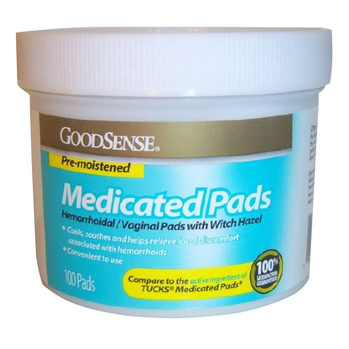 GoodSense Pre-Moistened Medicated Pads, 100 Count - Image 1