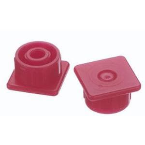 Multi-Ad Luer Lock Syringe Cap, Red