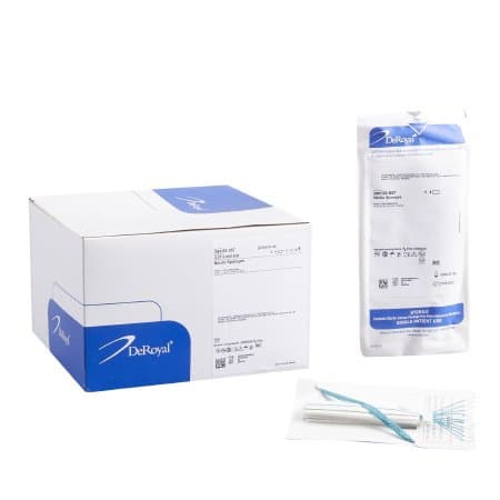 DeRoyal Surgical Neuro Sponge White 1/2 x 3 Inch - Image 1