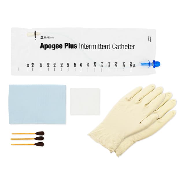Apogee Plus Closed System Intermittent Catheters Kit, Firm Straight Tip - Image 2