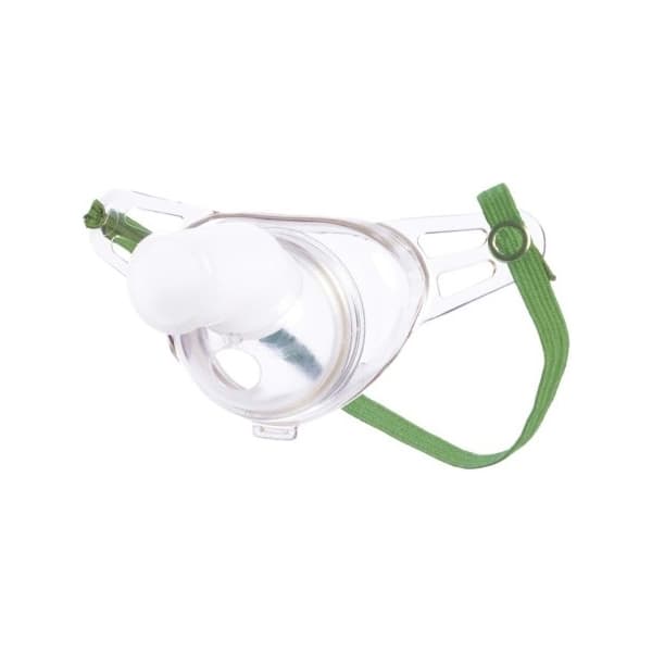 Drive Medical Tracheostomy Mask Clear Adjustable Head Strap Noninflatable Collar Style