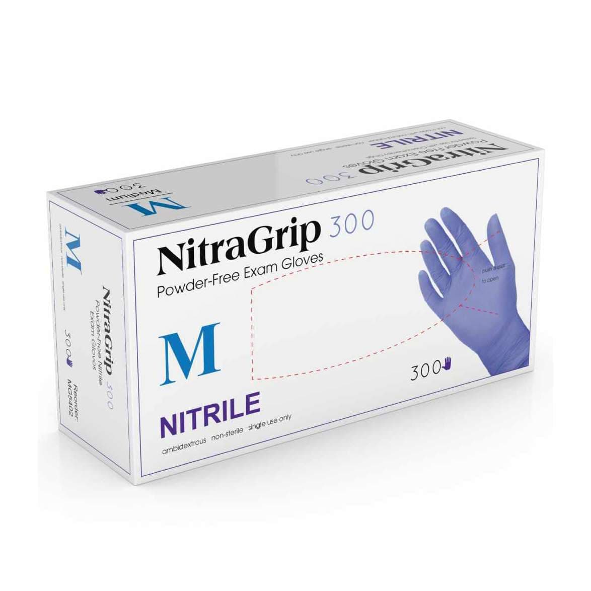 Medgluv NitraGrip Nitrile Exam Gloves - Image 1