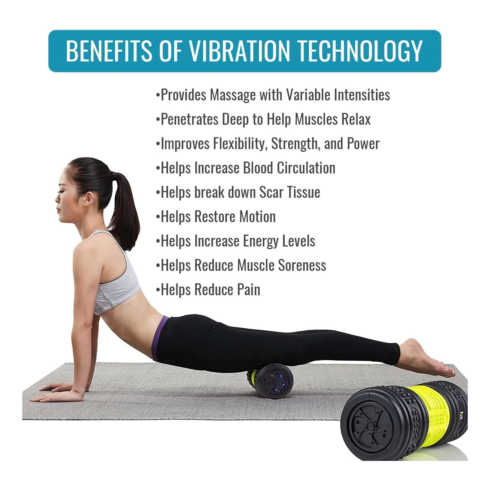 HealthSmart Full Body Foam Roll Massager - Image 5