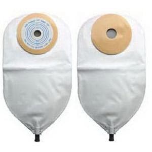 Nu-Hope Classic-Round 1-Piece Opaque Urinary Precut Flat Ostomy Pouch