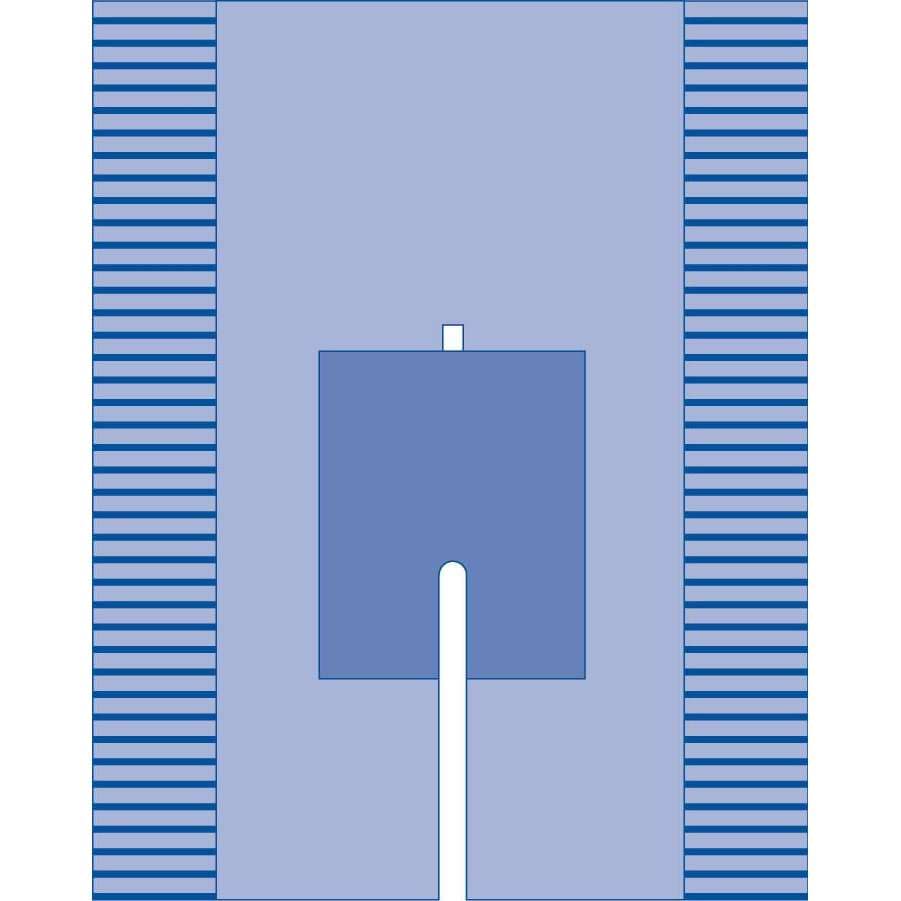 Medline Sterile Split Surgical Drape with Adhesive - Image 2