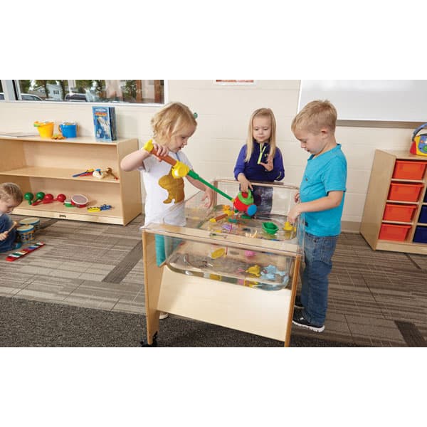 Jonti-Craft low mobile straight-shelf - Image 3