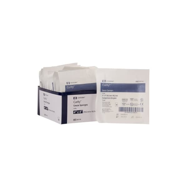 Curity USP Type VII Gauze Sponge White Square Sterile - Image 1