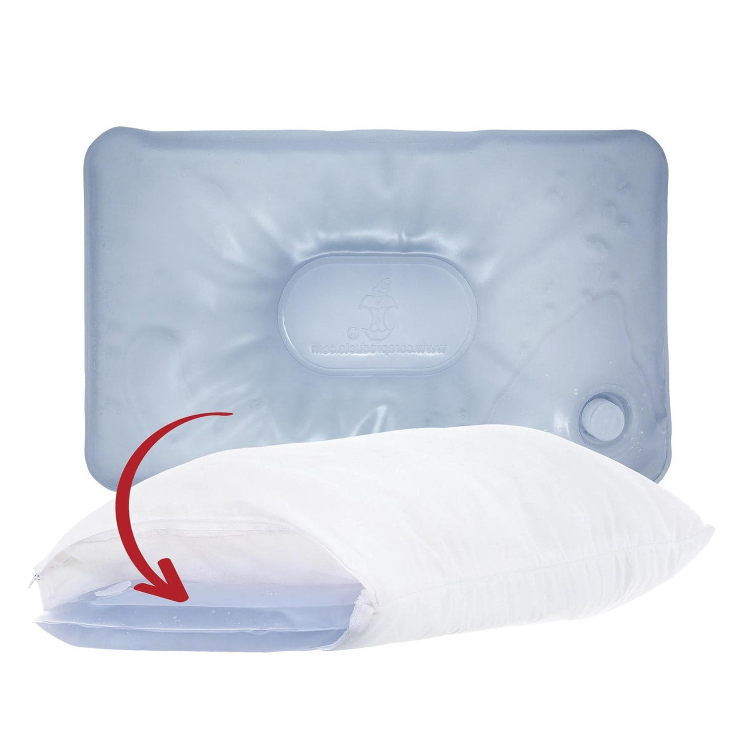 Core Tri-Core Water Pillow Adjustable Cervical Support - Image 1